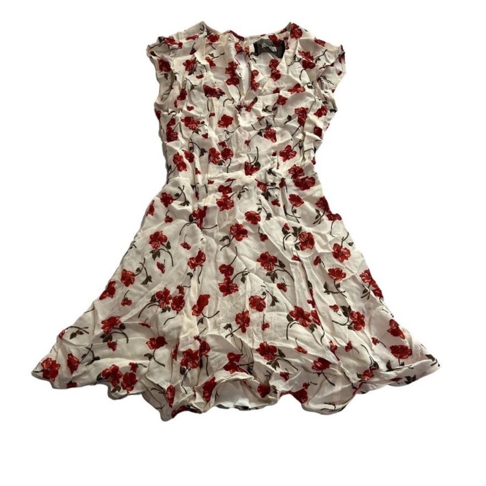 Reformation v neck mini dress size 0